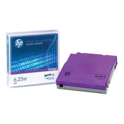 HPE - LTO Ultrium WORM 6 - 2.5 To / 6.25 To - étiquettes marquables - violet - pour StorageWorks SAS Rack-Mount Kit