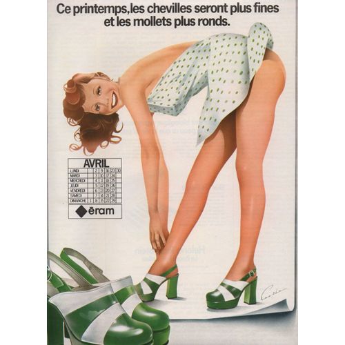 Pin-Up - Publicité Papier Eram