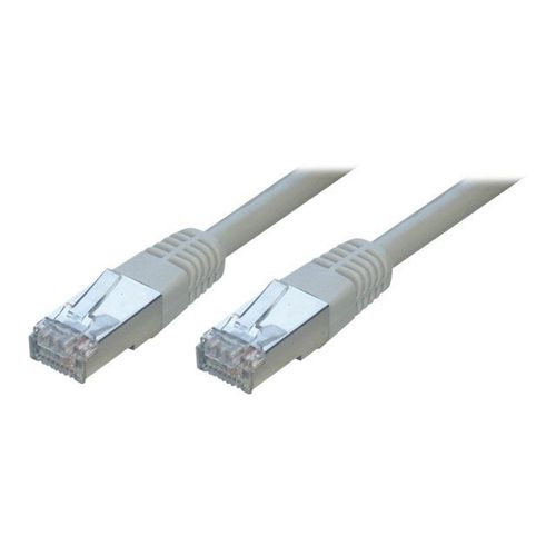 MCL Samar Eco - Cordon de raccordement - RJ-45 (M) pour RJ-45 (M) - 3 m - paire torsadée écrantée (F/UTP) - CAT 5e - moulé, bloqué - gris