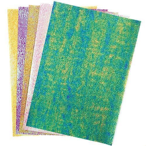 Papier Texturé Irisé Pour Réaliser Des Cartes Créer Collages Et Décoration Pour Enfants De Bricolage Et Les Travaux Manuels Lot De 10