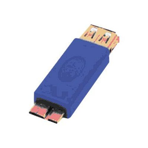 MCL - Adaptateur USB - Micro-USB Type B (M) pour USB type A (F) - USB 3.0 - bleu