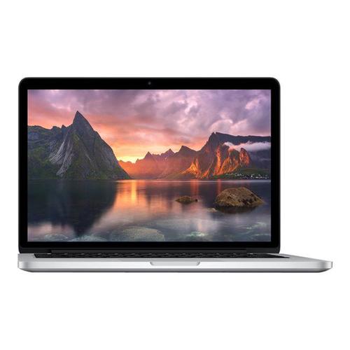 Apple MacBook Pro avec écran Retina ME864F/A - Fin 2013 - Core i5 2.4 GHz 4 Go RAM 128 Go SSD Argent AZERTY