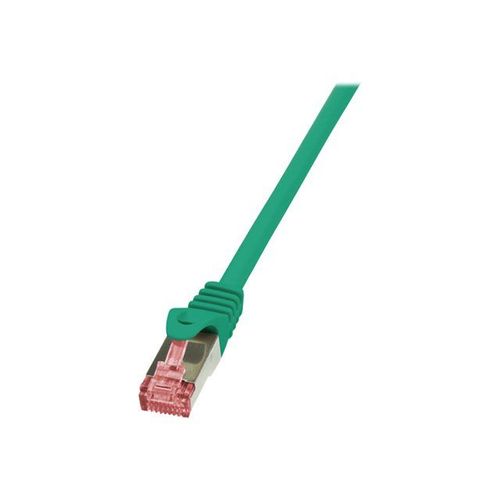 LogiLink PrimeLine - Cordon de raccordement - RJ-45 (M) pour RJ-45 (M) - 7.5 m - SFTP, PiMF - CAT 6 - sans halogène - vert