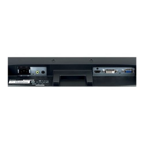 iiyama ProLite B2483HS-1 - Écran LED - 24" - 1920 x 1080 Full HD (1080p) - TN - 250 cd/m² - 1000:1 - 1 ms - HDMI, DVI-D, VGA - haut-parleurs - noir