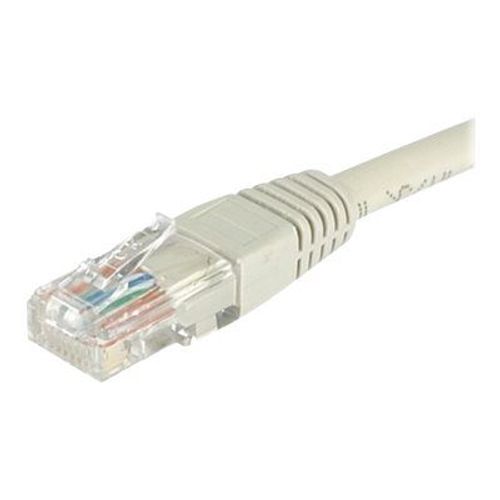 generic - Cordon de raccordement - RJ-45 (M) pour RJ-45 (M) - 2 m - UTP - CAT 6 - moulé - gris