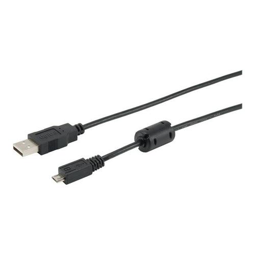Equip Life - Câble USB - Micro-USB de type B (M) pour USB (M) - USB 2.0 - 1 m - noir