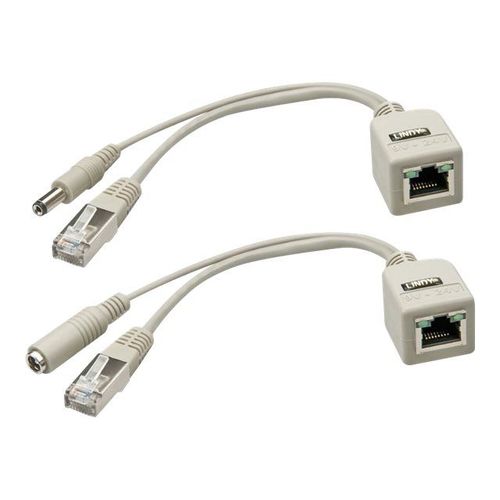 Lindy - Kit de câble d'alimentation par Ethernet (PoE) - 20 cm - passif
