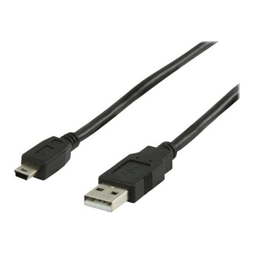 Valueline - Câble USB - mini USB type B (M) pour USB (M) - 3 m - noir