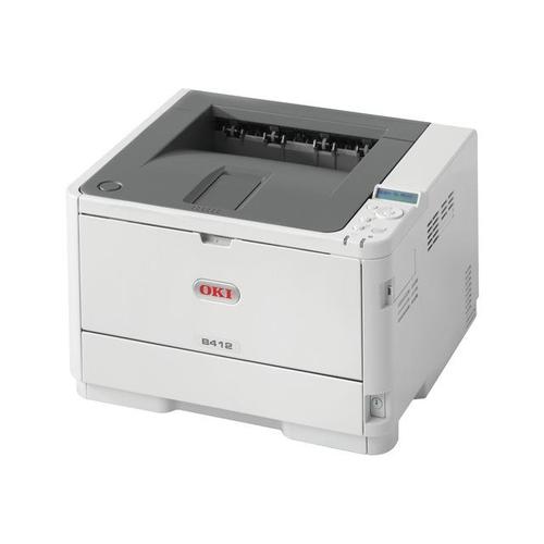 OKI B412dn - Imprimante - Noir et blanc - Recto-verso - LED - A4/Legal - 1200 x 1200 ppp - jusqu'à 33 ppm - capacité : 350 feuilles - USB 2.0, Gigabit LAN
