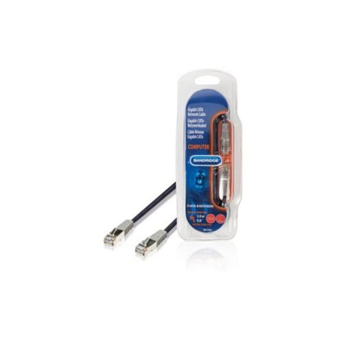 Bandridge Blue Multimedia - Câble réseau - RJ-45 (M) pour RJ-45 (M) - 3 m - CAT 6 - bleu