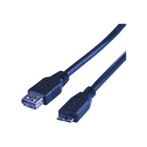 MCL - Adaptateur USB - USB type A (F) pour Micro-USB de type B (M) - USB 3.0 OTG - 1 m