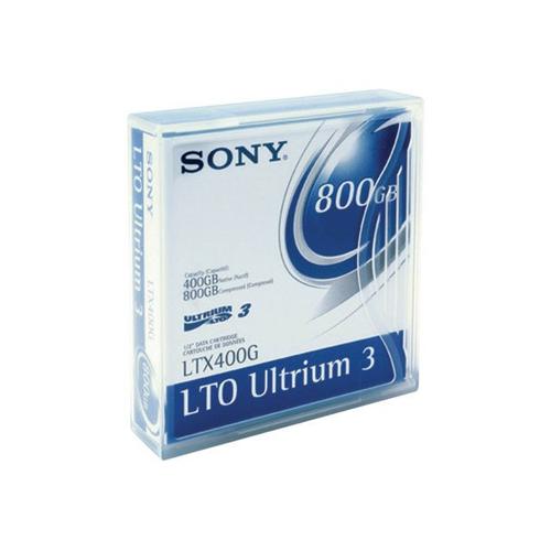 Sony LTX-400G - LTO Ultrium 3 - 400 Go / 800 Go - étiqueté - bleu