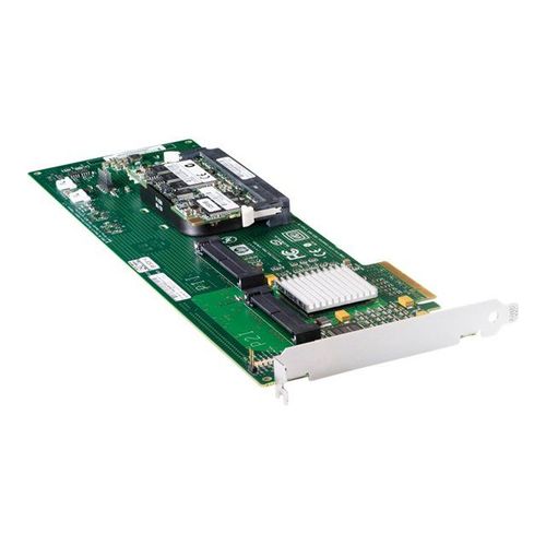 HPE Smart Array E200/128 BBWC Controller - Contrôleur de stockage (RAID) - SATA 1.5Gb/s / SAS - RAID 0, 1, 5, 10, 0+1 - PCIe x4 - pour ProLiant DL165 G5, DL180 G5, DL185 G5, DL320 G5p, DL385 G5...