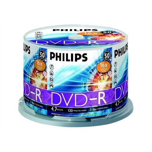 Philips DM4S6B50F - 50 x DVD-R - 4.7 Go (120 minutes) 16x - spindle