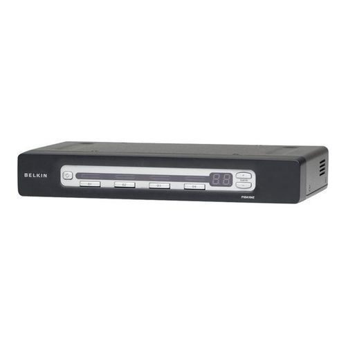 Belkin OmniView PRO3 USB & PS/2 4-Port KVM Switch - Commutateur KVM - 4 x KVM port(s) - de bureau