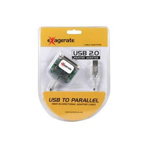Hamlet XUPP25 - Adaptateur parallèle - USB 2.0 - IEEE 1284