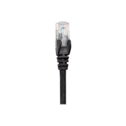 Intellinet Network Patch Cable, Cat5e, 2m, Black, CCA, U/UTP, PVC, RJ45, Gold Plated Contacts, Snagless, Booted, Lifetime Warranty, Polybag - Cordon de raccordement - RJ-45 (M) pour RJ-45 (M) - 2...