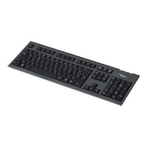 Fujitsu KB400 - Clavier - PS/2 - français - noir, anthracite