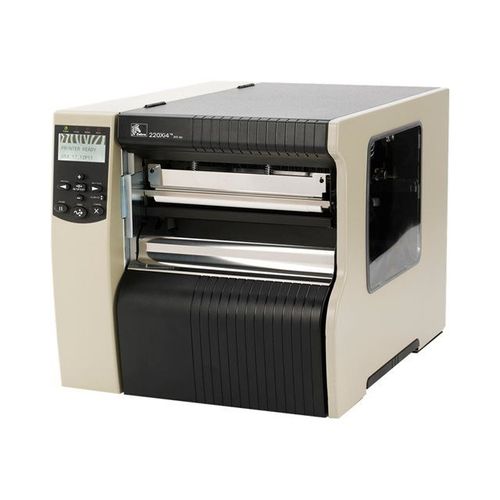 Zebra 220Xi4 - Imprimante d'étiquettes - transfert thermique - Rouleau (21,6 cm) - 300 ppp - capacité : 1 inclinaison - parallèle, USB, LAN, série