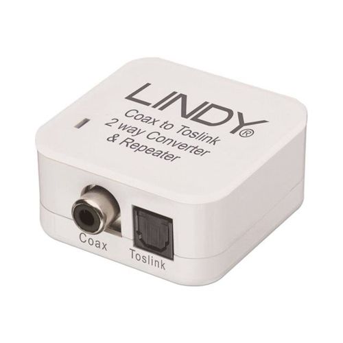 LINDY SPDIF Digital / Toslink Audio Converter - Convertisseur de support - RCA / TOSLINK