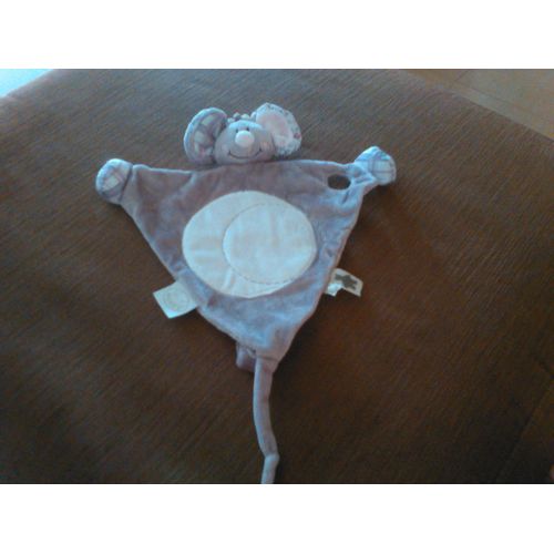 Doudou Plat Souris Noukies