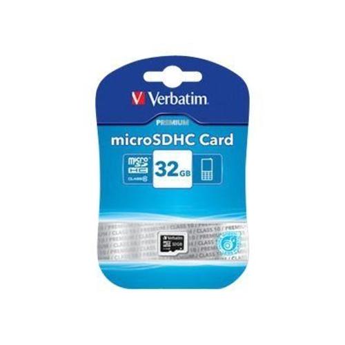 Carte mémoire microSDHC 32 Go Verbatim Class 10