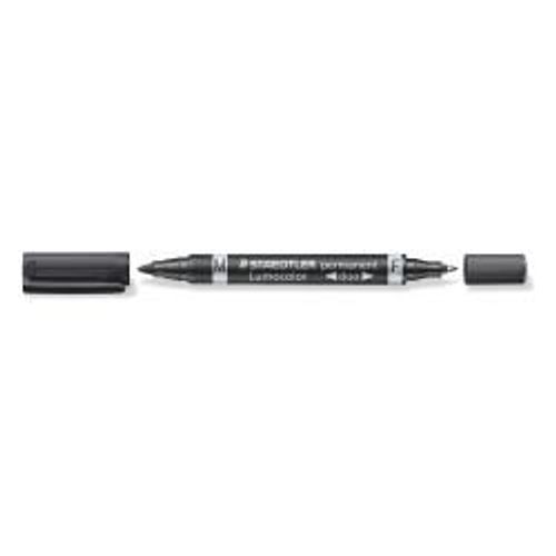 STAEDTLER CF10MARCATORI LUMOCOLOR DUO NERO