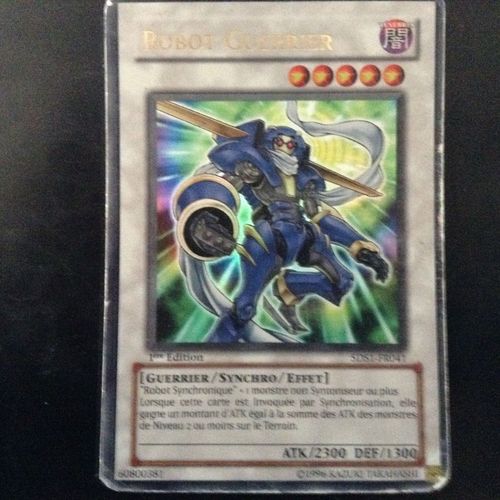 Carte Yu-Gi-Oh Robot Guerrier 5ds1-Fr041 - Holo - Ultra Rare - Guerrier/Synchro/Effet