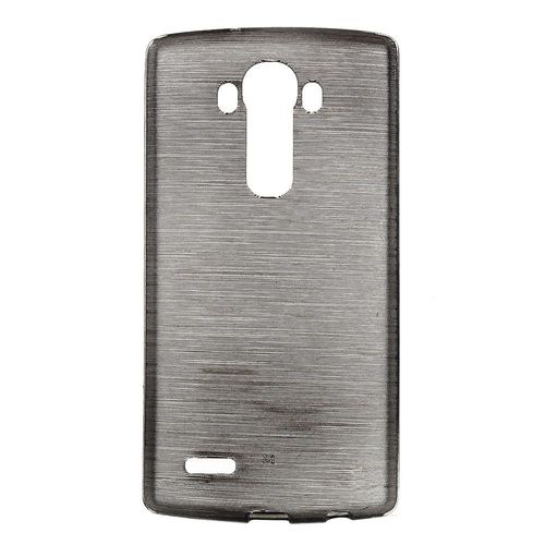 Coque Souple En Gel Effet Métallisé Pour Lg-G4 Coloris Gris
