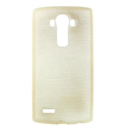 Coque Souple En Gel Effet Métallisé Pour Lg-G4 Coloris Gold