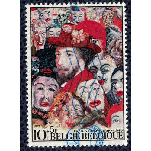 Belgique 1974 Oblitéré Used Peinture De James Ensor