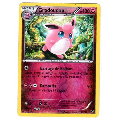 Carte Pokemon Francaise Reverse Serie Xy Grodoudou 90/146