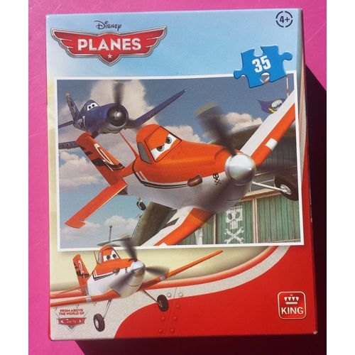 Puzzle Avion Cars 35 Pièces