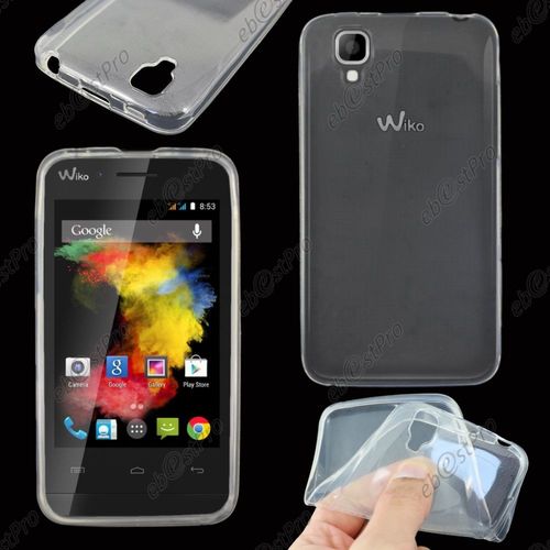 Ebeststar ® Housse Etui Coque Silicone Gel Tpu Souple Ultra Fine 0,5mm Pour Wiko Goa, Couleur Transparent + Film Protection D'écran