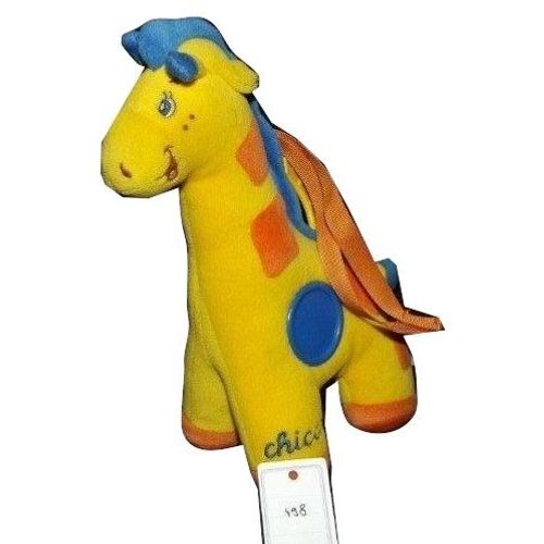 Doudou Chicco Girafe Jaune Orange Dentition