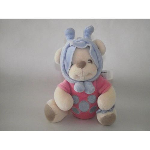 Doudou Fisher Price Nature Bearies Ours Hohet Chapeau Bleu