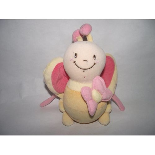 Doudou Chicco Papillon Jaune Et Rose Musical