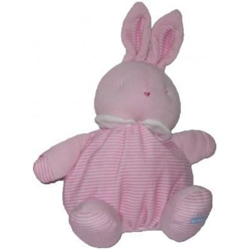 Doudou Klorane Lapin Rose Rayee Rayure