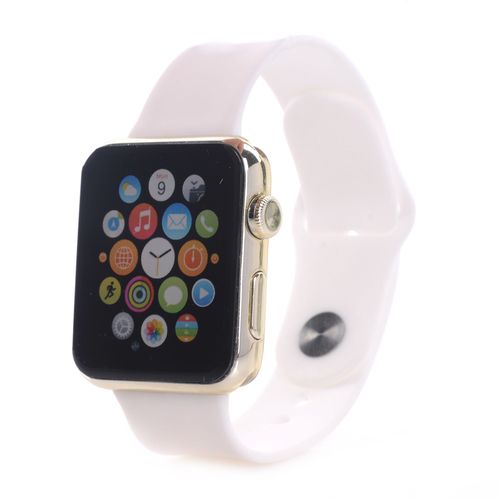 Bracelet Silicone Blanc Sans Adaptateur Pour Apple Watch 42mm
