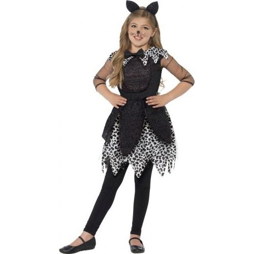 Déguisement Chat Tacheté Fille, Taille 7 À 9 Ans