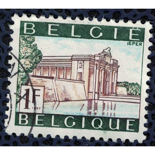 Belgique 1967 Oblitéré Rond Used Mémorial Ieper Porte De Menin