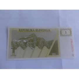 Billet 1 Tolar Slovénie