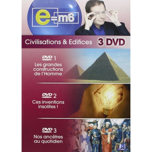 Coffret E=M6 : Civilisations & Edifices 3dvd