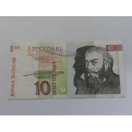 Billet 10 Tolars Slovénie 1992