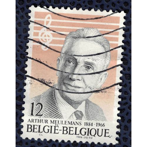 Belgique 1984 Oblitéré Used Musique Compositeur Arthur Meulemans