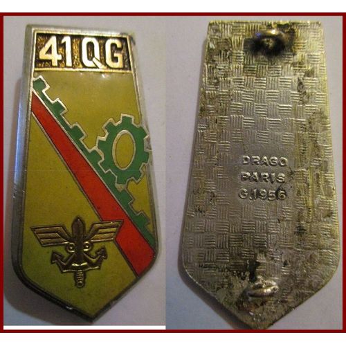 Insigne 41° Groupe D¿Escadrons De Quartier Général