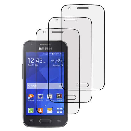 Samsung Galaxy Trend 2 Lite Sm-G318h: Lot / Pack De 3x Films De Protection D'écran Clear Transparent