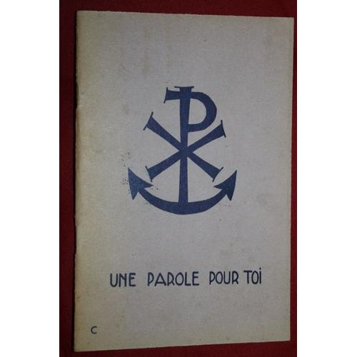 Une Parole Pour Toi 1963-1964  - Carnet Biblique