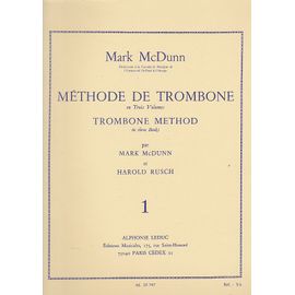 Méthode De Trombone Volume 1  Méthode De Trombone - Partition