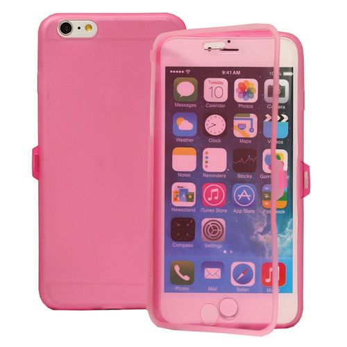 Coque Silicone Pour Apple Iphone 6 Plus/ 6s Plus Gel Livre Rabat - Rose